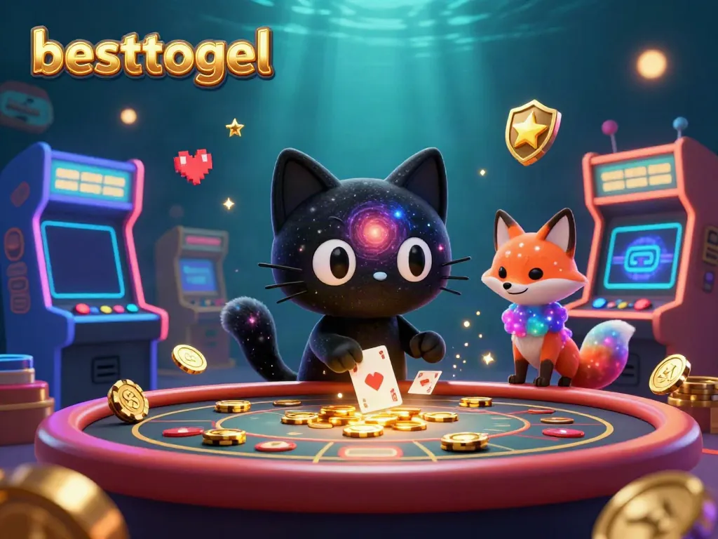 Menangkan chip emas dengan besttogel di meja kasino kosmik yang penuh warna.