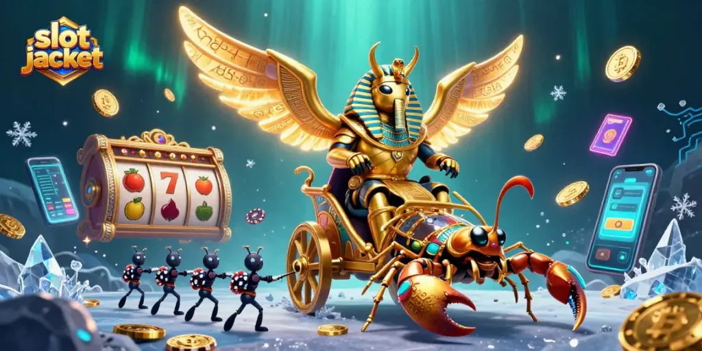 Experience thrill with slot jackpot by engaging in colorful 3D casino adventures and winning symbols.
