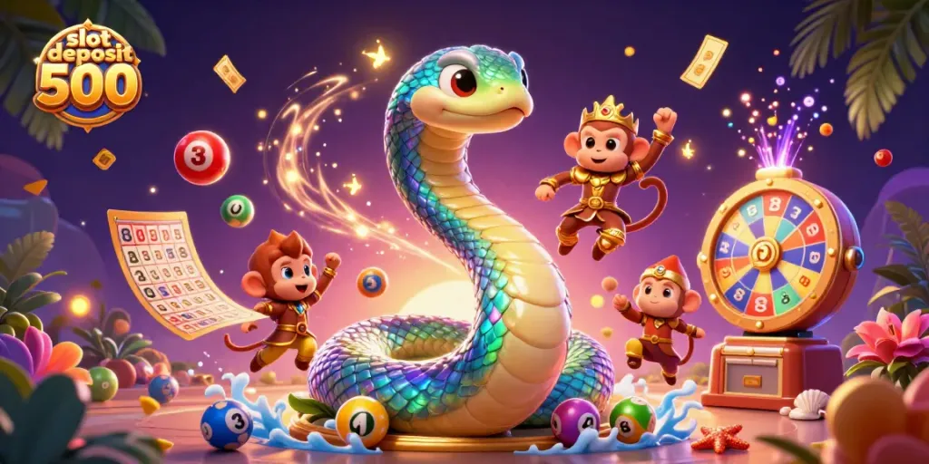 Engage with exciting gameplay at slot deposit 500 with vibrant characters and dynamic casino elements.