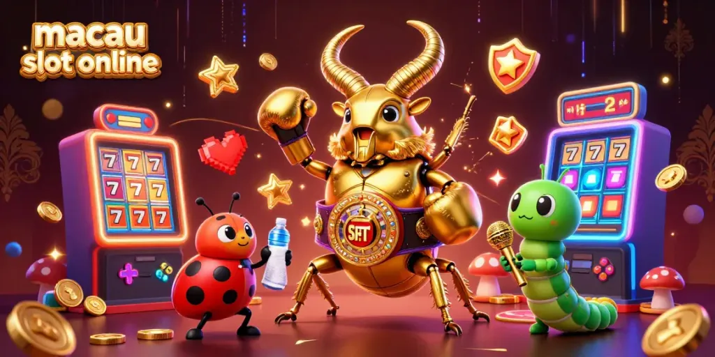 Menangkan permainan dengan macau slot online yang mendebarkan dan bertema kasino.