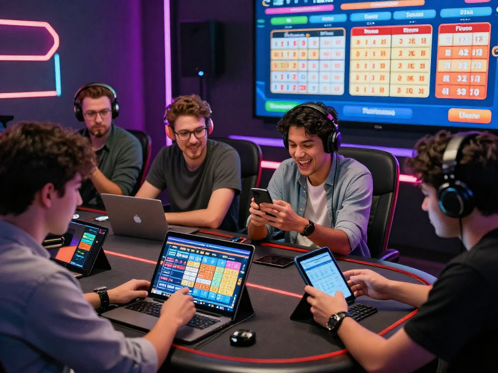 Pengguna rajatogel sedang berdiskusi strategi togel online di perangkat modern.