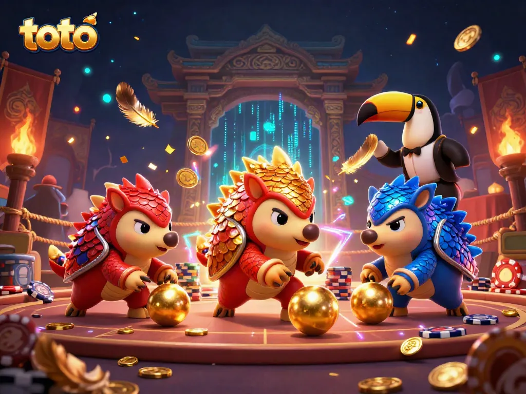 Experience thrilling battles with rival pangolins in the exciting world of toto gambling.
