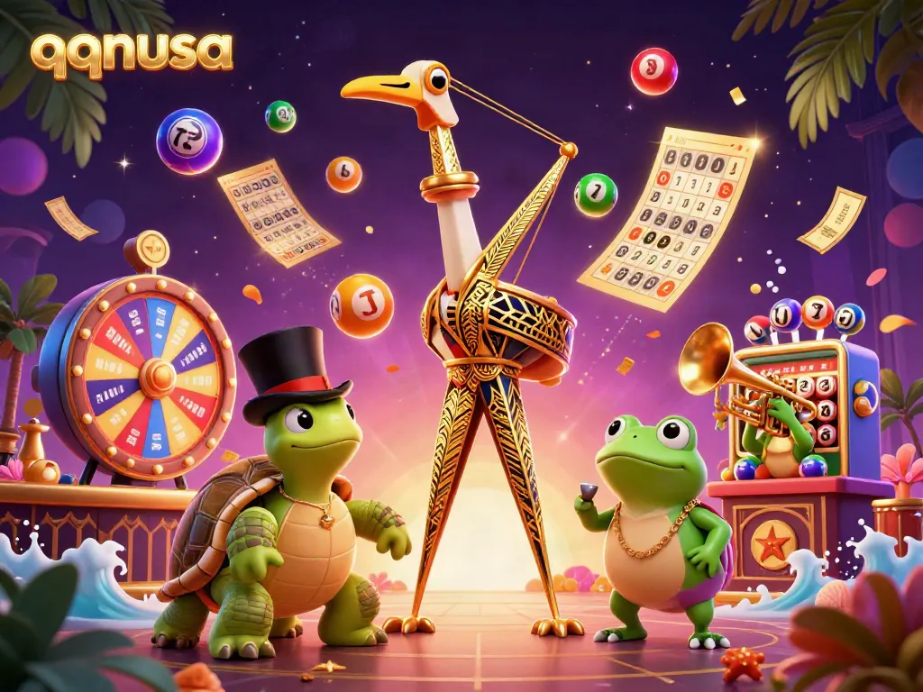 Engage with tactics to win at qqnusa's exciting games through vibrant casino-themed scenes.