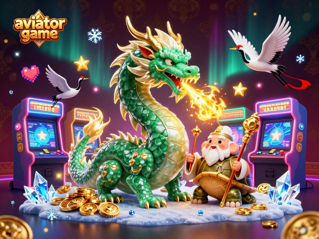 Engage in the aviator game with thrilling 3D characters and vibrant casino elements.