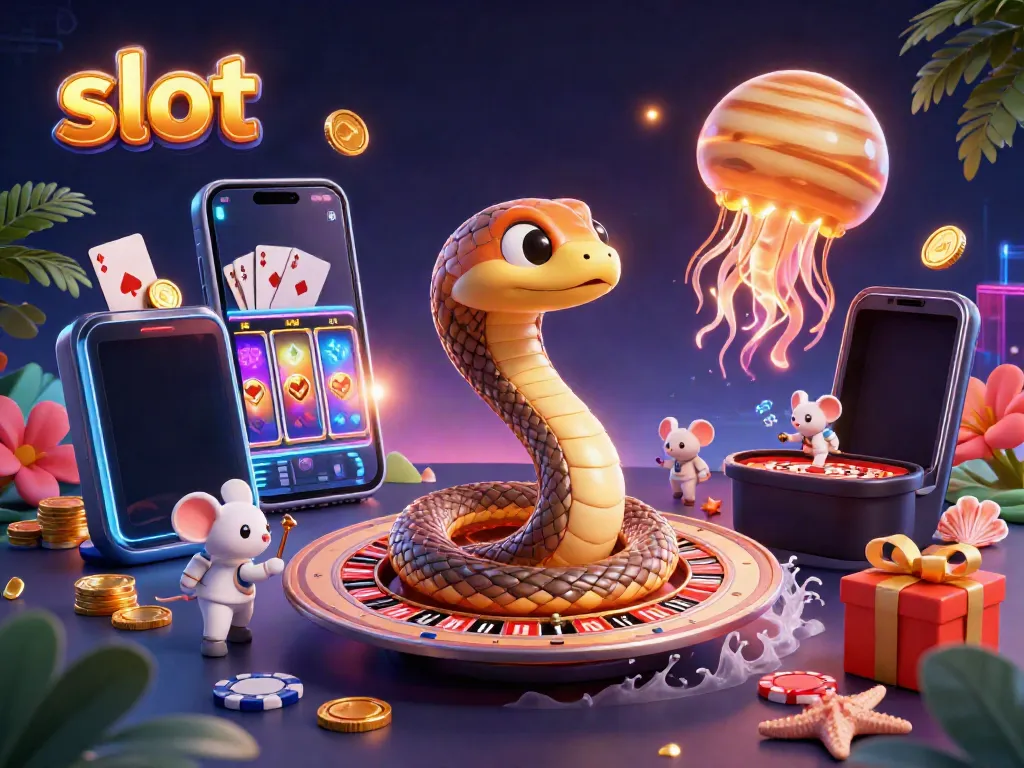Slot berputar dan tampilan kasino luar angkasa dengan elemen permainan yang dinamis.