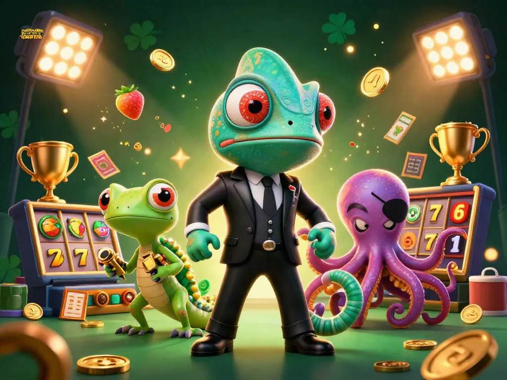 Engage with the exciting thrills of an online casino like Chumba with dynamic characters and vibrant gaming action.