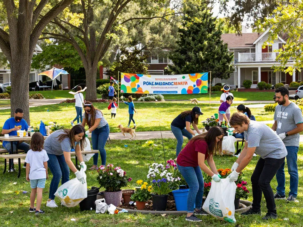 How you can help your community during a lively volunteer event.