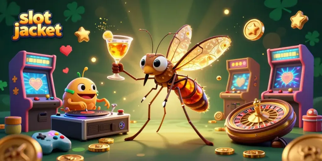 Experience the vibrant slot jackpot action with captivating characters and dynamic gaming elements.