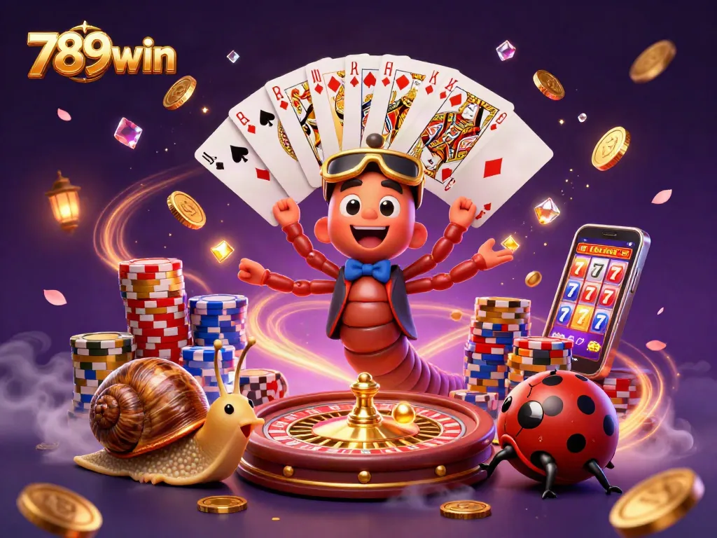 Experience thrilling gameplay at 789win with vibrant casino elements and lively characters.